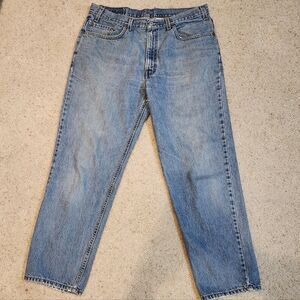 Vintage Late-90s Levi's 550 Relaxed Fit Blue Men's Jeans - 38x30